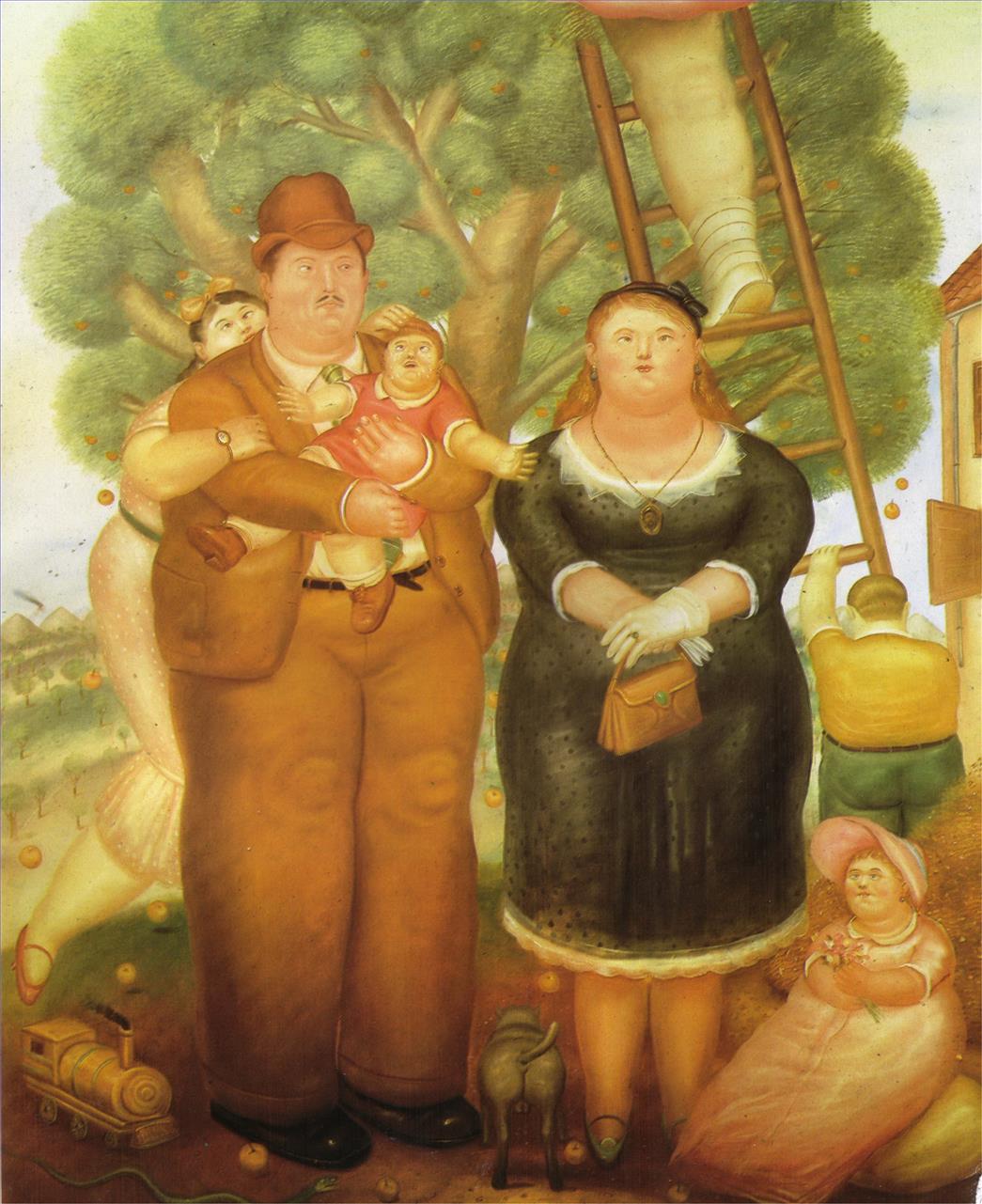 Porträt einer Familie Fernando Botero Ölgemälde